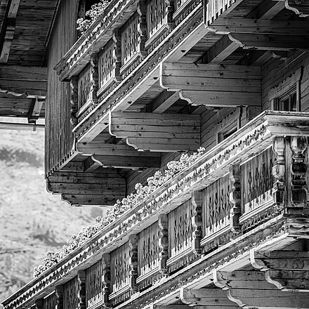 Casa Gutwenger con molto legno